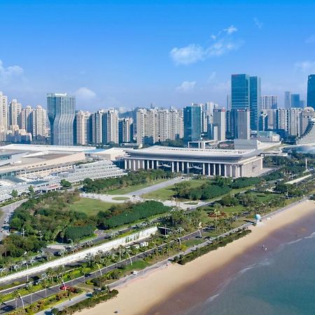 Xiamen International Seaside Hotel -Hotel Corridor Leads To The Stone Exhibition Hall Eksteriør billede